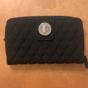 Vera Bradley turnlock wallet